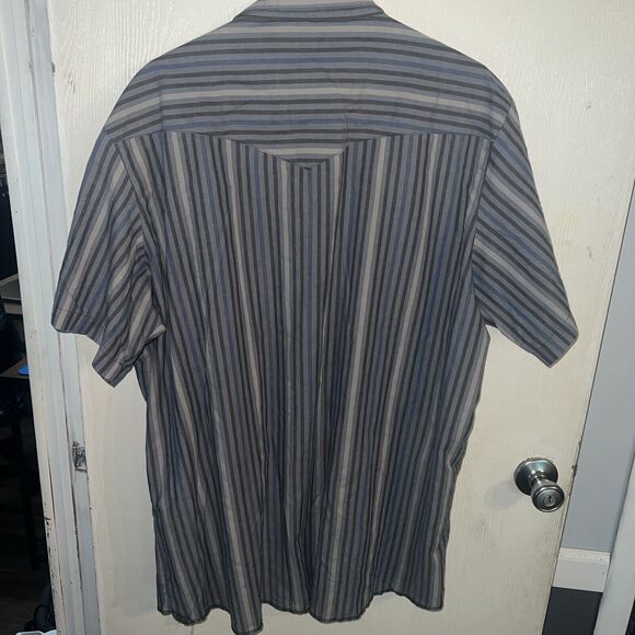 Vintage Wrangler Western Wear Shirt 2XT Striped Cowboy Country - Picture 5 of 7
